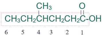 تسمية الحموض الكربوكسيلية تسمية الحموض الكربوكسيلية